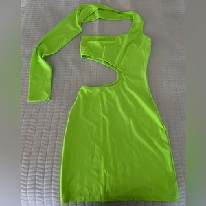 Neon Green Bodycon Dress